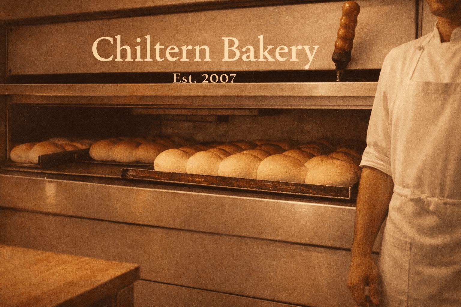 Baker shaping sourdough dough by hand